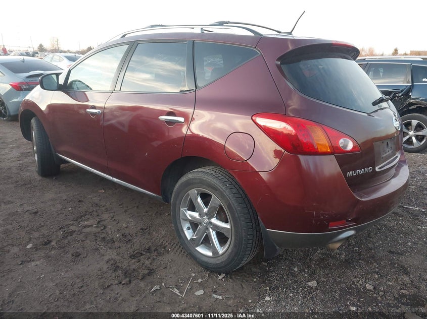 JN8AZ18U99W102886 2009 NISSAN MURANO photo no. 3