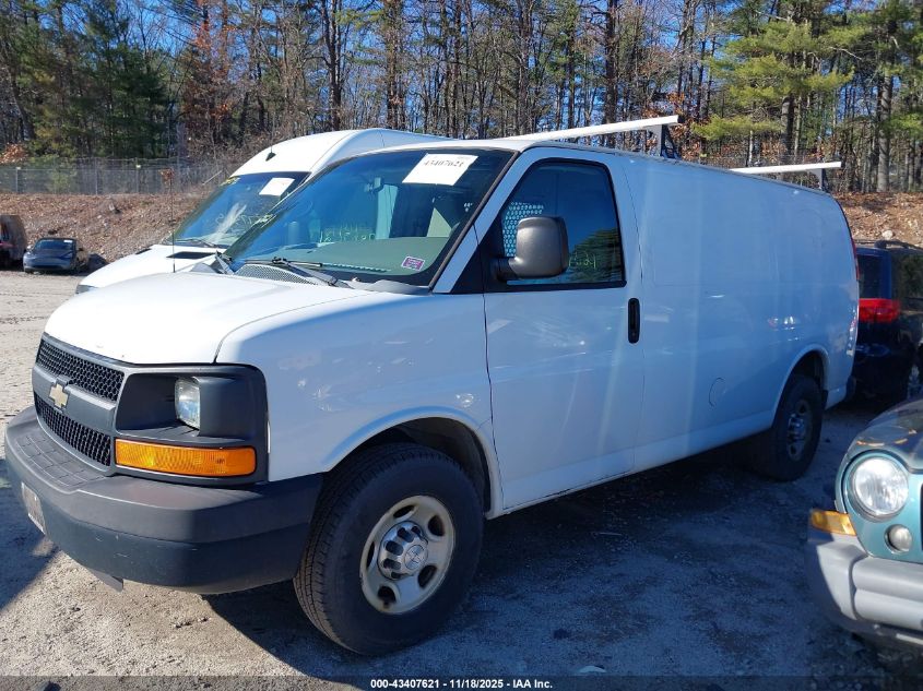 2015 Chevrolet Express 2500 Work Van VIN: 1GCWGFCFXF1109786 Lot: 43407621
