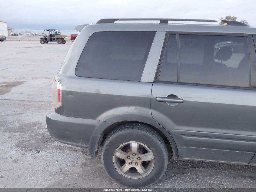 2007 Honda Pilot Ex-L VIN: 5FNYF18517B021782 Lot: 43407639