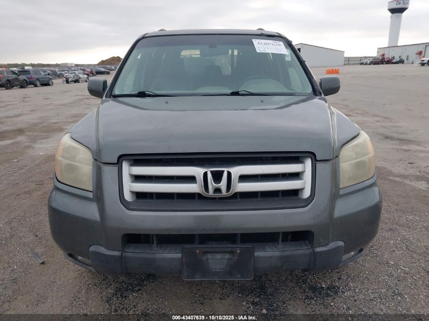 2007 Honda Pilot Ex-L VIN: 5FNYF18517B021782 Lot: 43407639