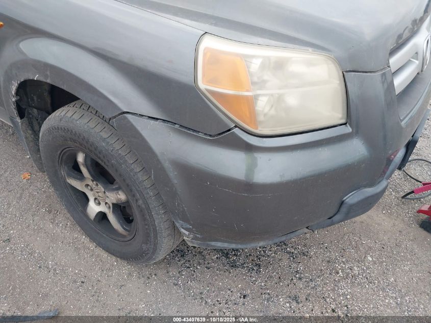 2007 Honda Pilot Ex-L VIN: 5FNYF18517B021782 Lot: 43407639