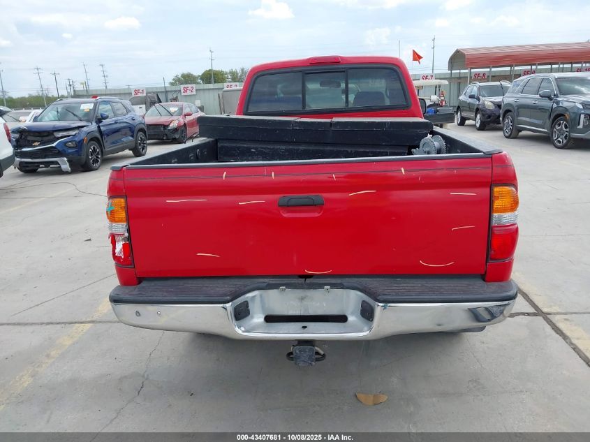 2003 Toyota Tacoma Prerunner V6 VIN: 5TESN92N63Z254663 Lot: 43407681
