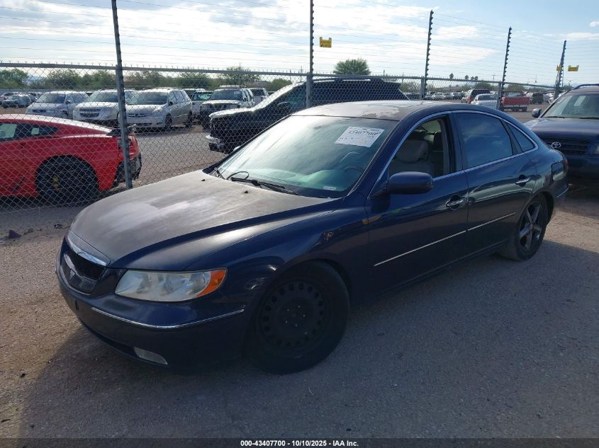 2007 Hyundai Azera Limited/Se VIN: KMHFC46F47A218382 Lot: 43407700