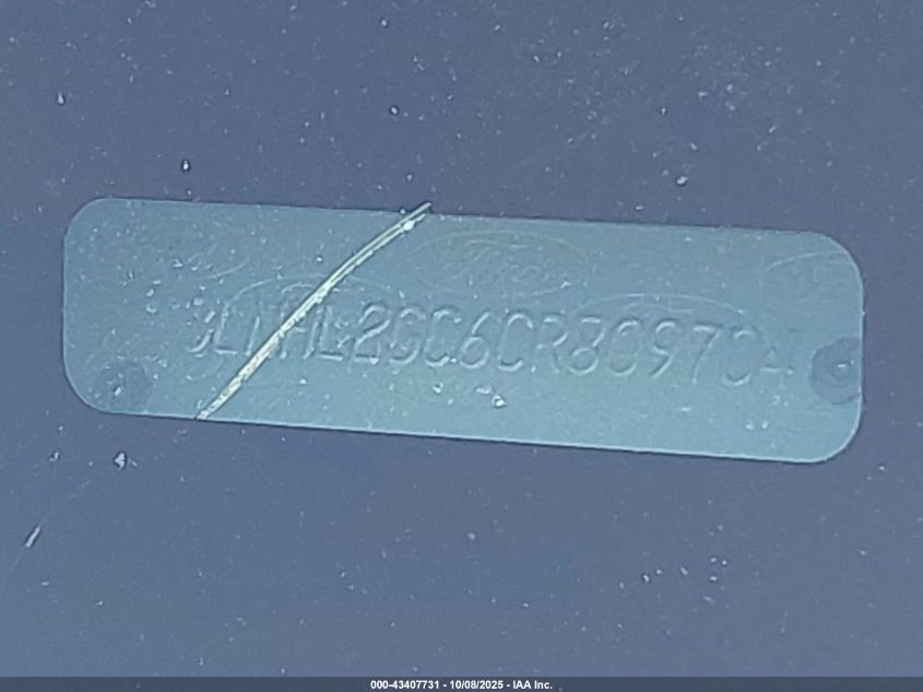 2012 Lincoln Mkz VIN: 3LNHL2GC6CR809704 Lot: 43407731