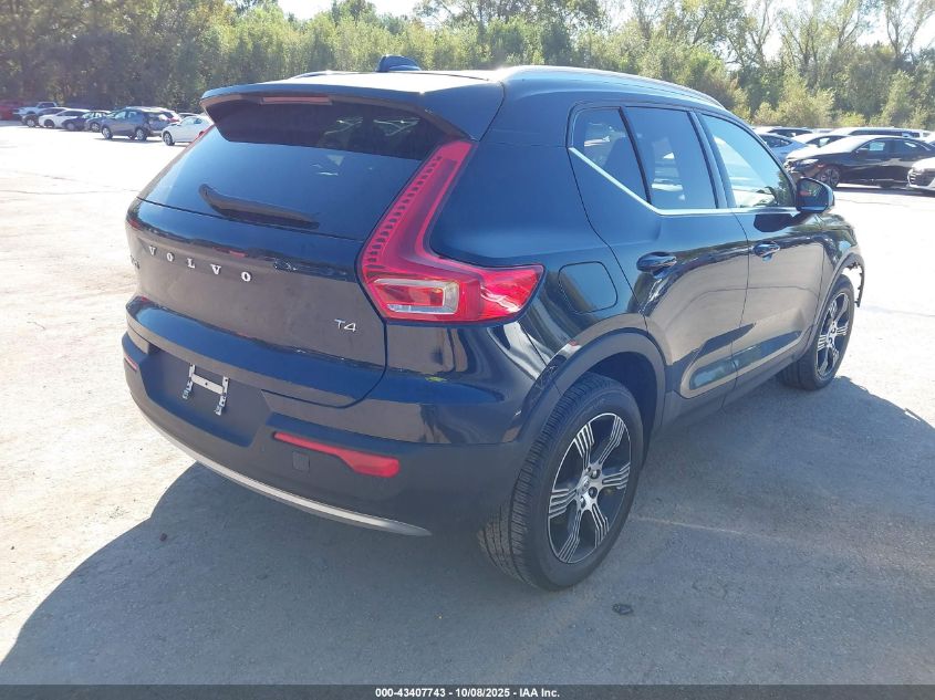 2021 Volvo Xc40 T4 Inscription VIN: YV4AC2HL6M2571733 Lot: 43407743