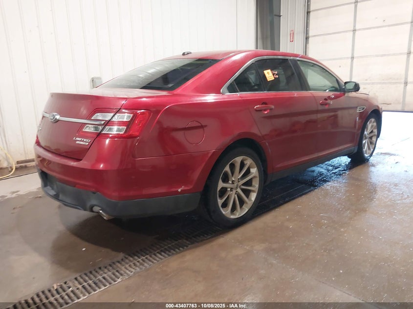 Vin: 1fahp2f88dg180838, lot: 43902564, ford taurus limited 20134
