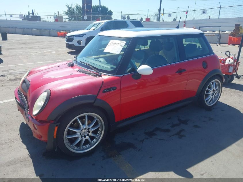 2006 Mini Cooper S VIN: WMWRE33516TJ37745 Lot: 43407770