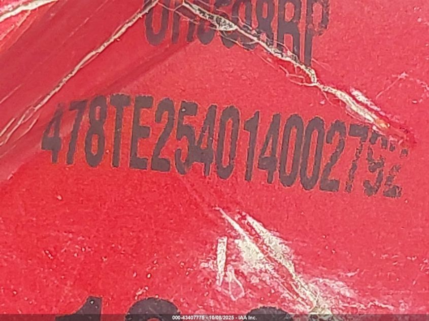 2001 Honda Trx350 Fe VIN: 478TE254014002792 Lot: 43407775