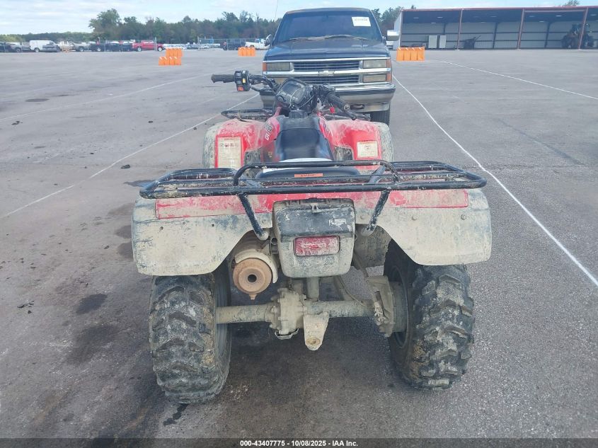 2001 Honda Trx350 Fe VIN: 478TE254014002792 Lot: 43407775