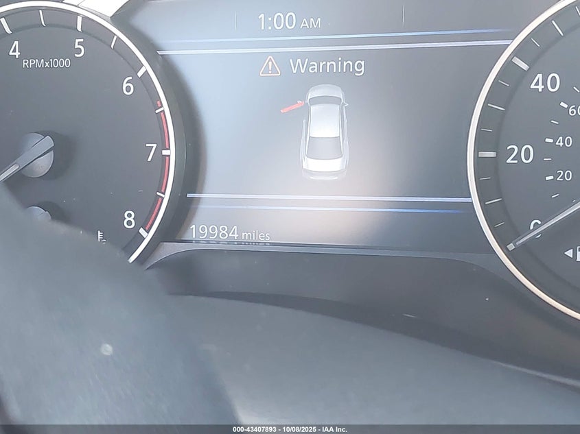 2025 NISSAN ALTIMA SR FWD 1N4BL4CV0SN356457