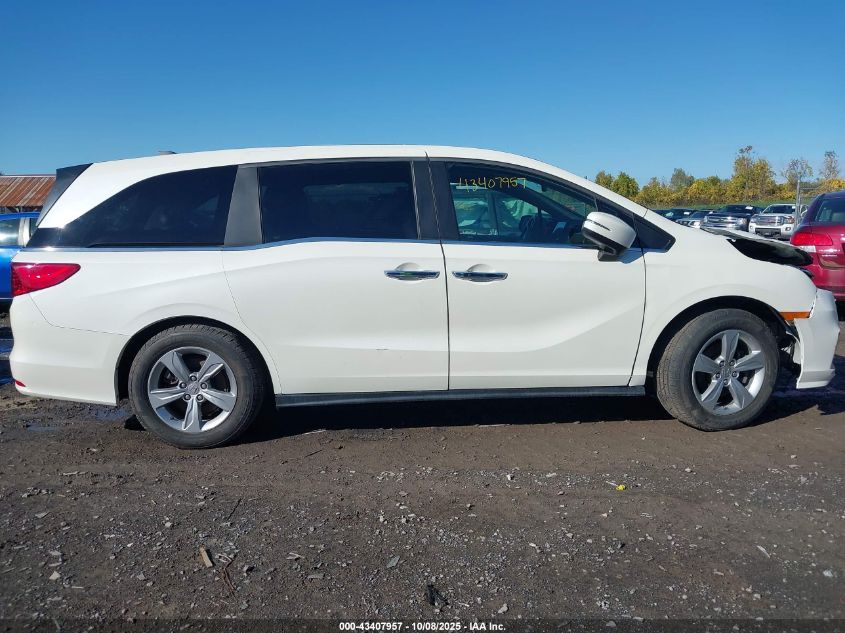 2018 Honda Odyssey Ex-L VIN: 5FNRL6H73JB036996 Lot: 43407957