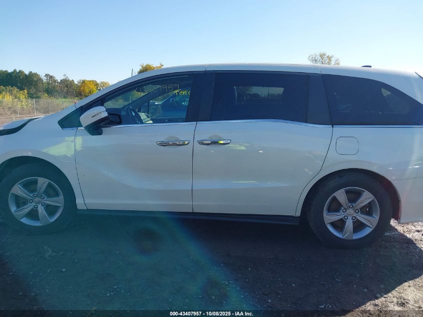 2018 Honda Odyssey Ex-L VIN: 5FNRL6H73JB036996 Lot: 43407957