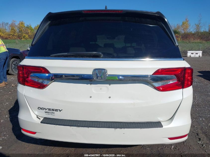 2018 Honda Odyssey Ex-L VIN: 5FNRL6H73JB036996 Lot: 43407957