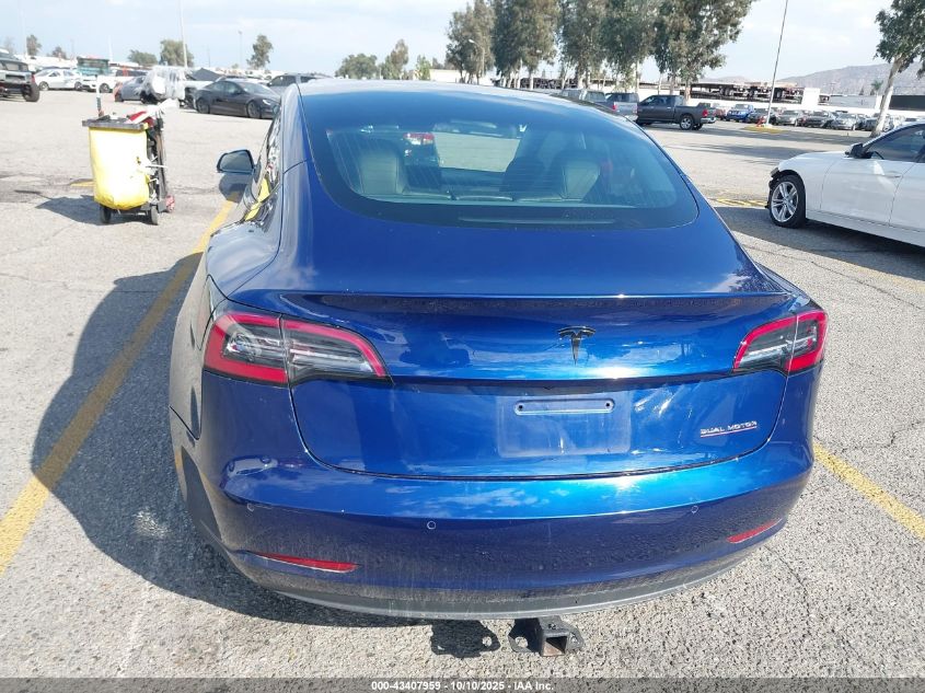 2020 Tesla Model 3 Performance Dual Motor All-Wheel Drive VIN: 5YJ3E1EC3LF602243 Lot: 43407959