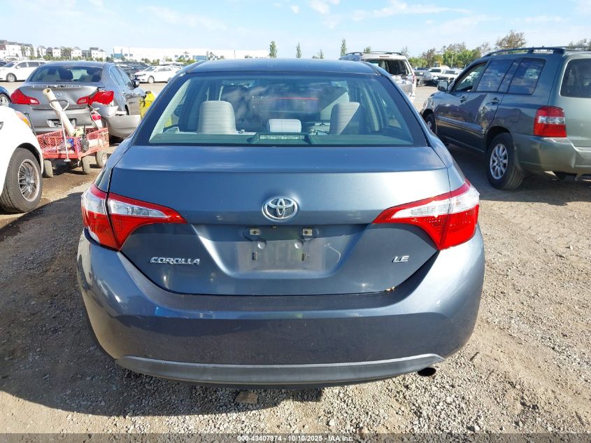 2014 Toyota Corolla Le Plus VIN: 5YFBURHE5EP101095 Lot: 43407974