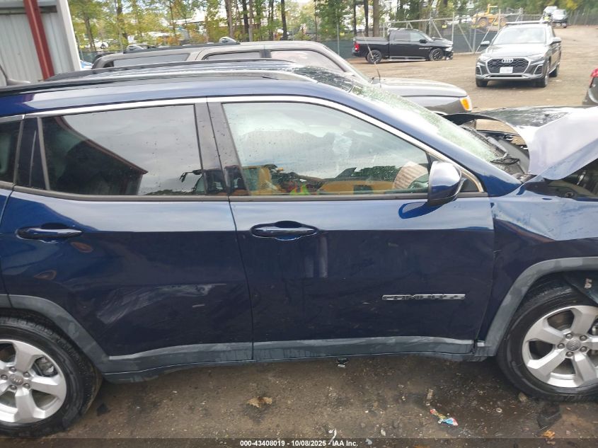 2017 Jeep New Compass Latitude Fwd VIN: 3C4NJCBB8HT643116 Lot: 43408019