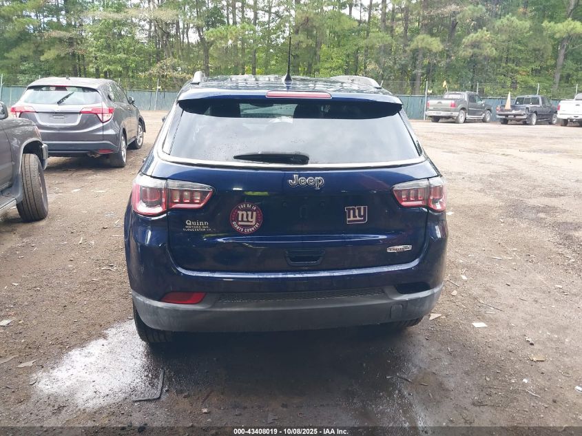 2017 Jeep New Compass Latitude Fwd VIN: 3C4NJCBB8HT643116 Lot: 43408019