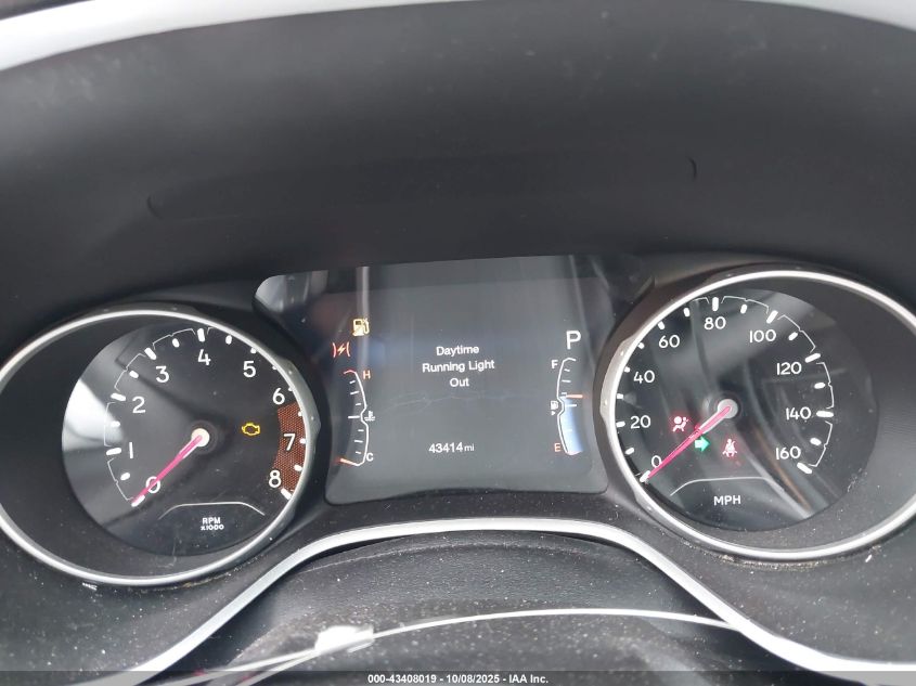 2017 Jeep New Compass Latitude Fwd VIN: 3C4NJCBB8HT643116 Lot: 43408019