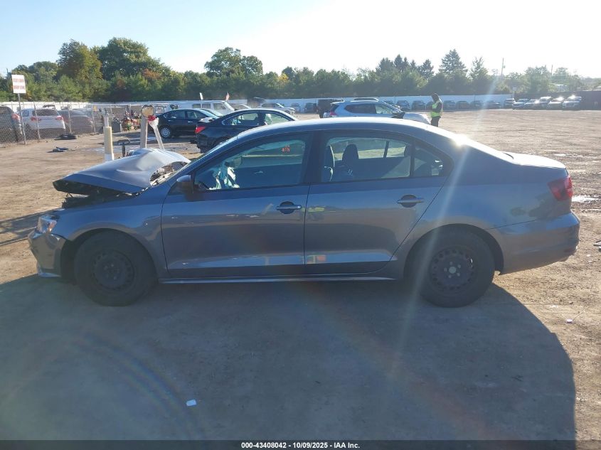 2016 Volkswagen Jetta 1.4T S VIN: 3VW267AJXGM264757 Lot: 43408042