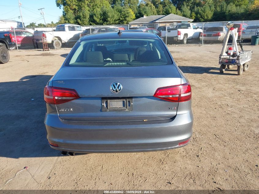 2016 Volkswagen Jetta 1.4T S VIN: 3VW267AJXGM264757 Lot: 43408042