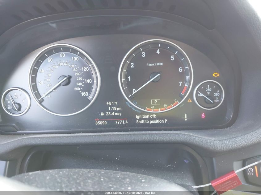 2013 BMW X3 xDrive28I VIN: 5UXWX9C55D0A24836 Lot: 43408078