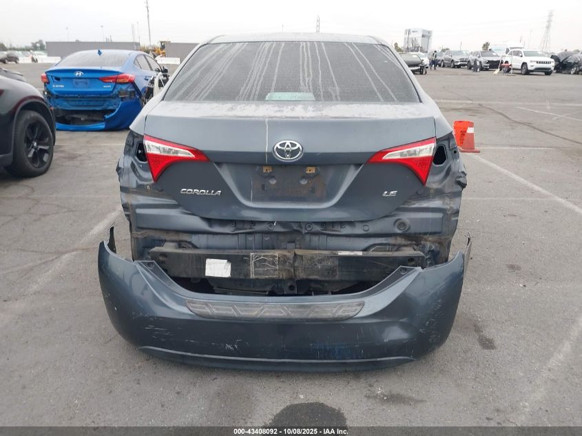 2014 Toyota Corolla Le VIN: 5YFBURHEXEP032646 Lot: 43408092