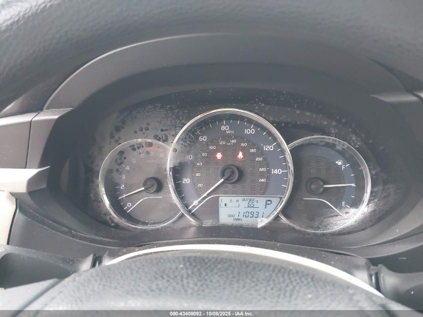 2014 Toyota Corolla Le VIN: 5YFBURHEXEP032646 Lot: 43408092