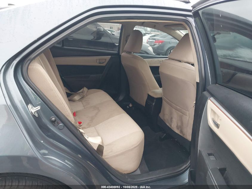 2014 Toyota Corolla Le VIN: 5YFBURHEXEP032646 Lot: 43408092