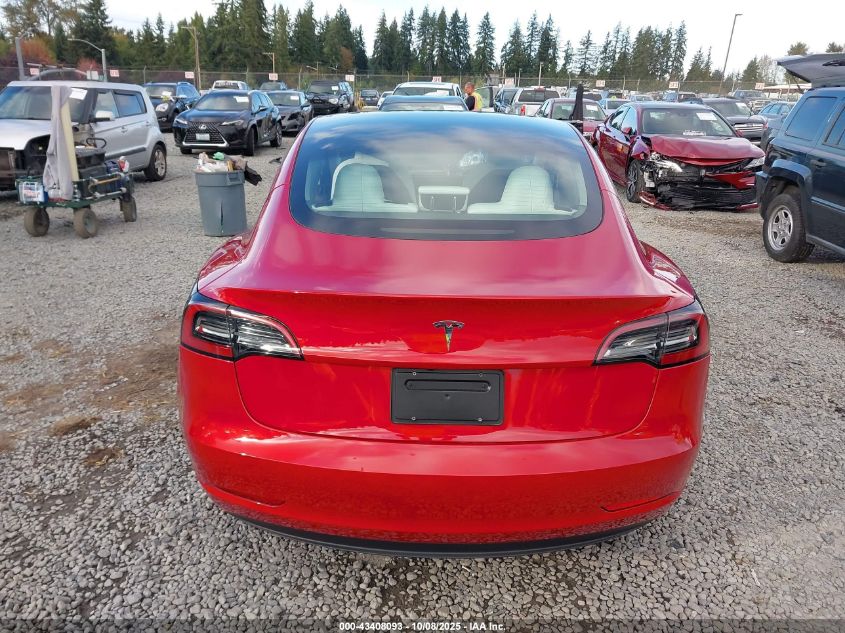 2023 Tesla Model 3 Rear-Wheel Drive VIN: 5YJ3E1EA1PF665426 Lot: 43408093