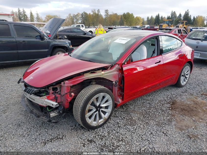 2023 Tesla Model 3 Rear-Wheel Drive VIN: 5YJ3E1EA1PF665426 Lot: 43408093