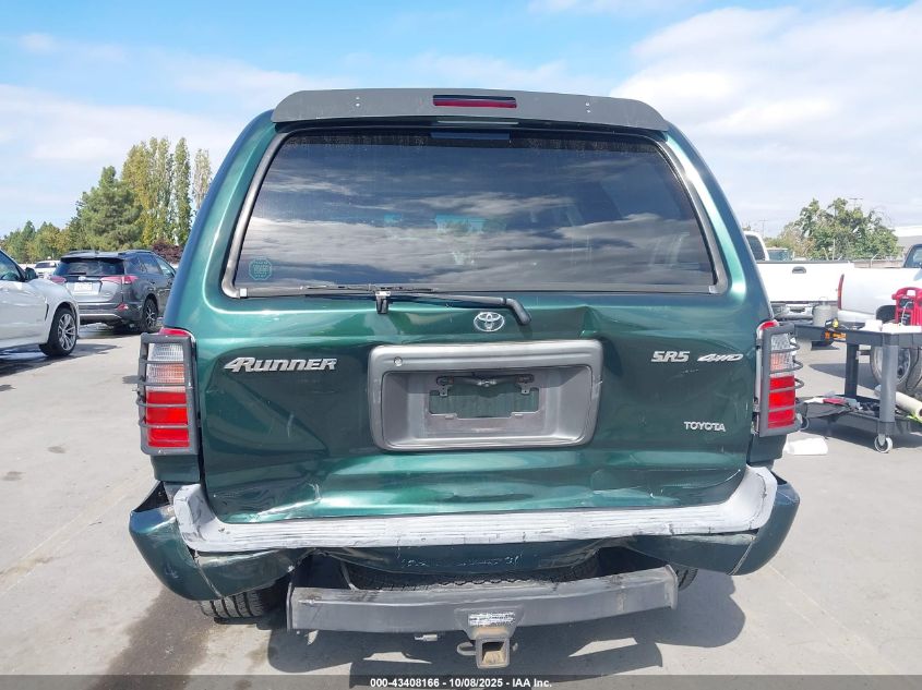 2000 Toyota 4Runner Sr5 V6 VIN: JT3HN86R2Y0316220 Lot: 43408166