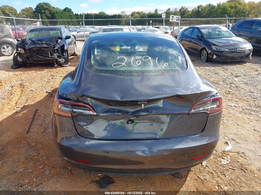 2020 Tesla Model 3 Standard Range Plus Rear-Wheel Drive/Standard Range Rear-Wheel Drive VIN: 5YJ3E1EA4LF796814 Lot: 43408184