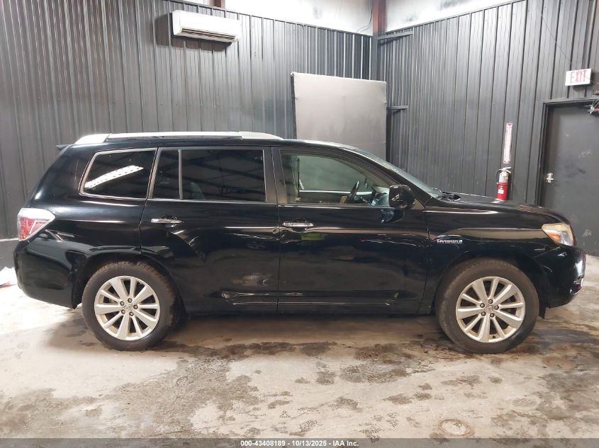 2008 Toyota Highlander Hybrid Limited VIN: JTEEW44A382006580 Lot: 43408189