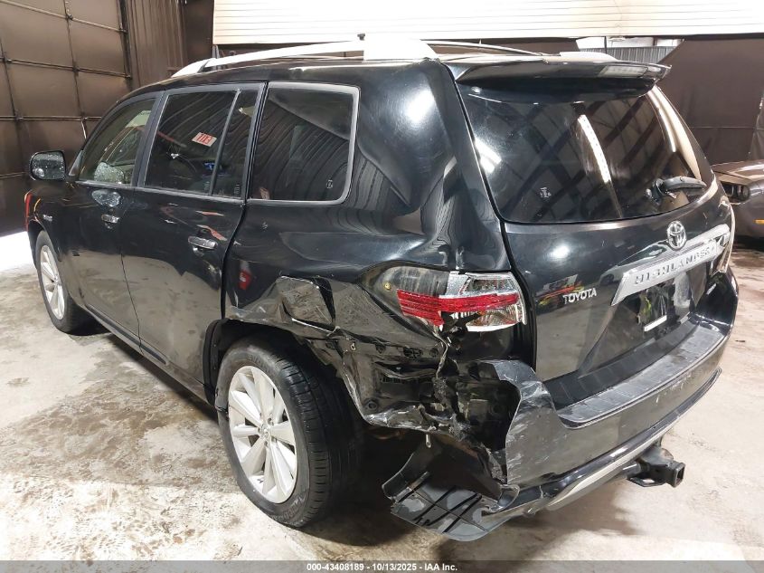 2008 Toyota Highlander Hybrid Limited VIN: JTEEW44A382006580 Lot: 43408189