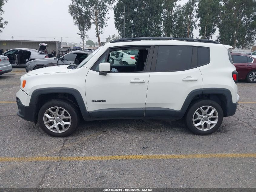 2018 Jeep Renegade Latitude 4X4 VIN: ZACCJBBB7JPJ30032 Lot: 43408219