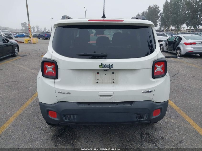 2018 Jeep Renegade Latitude 4X4 VIN: ZACCJBBB7JPJ30032 Lot: 43408219