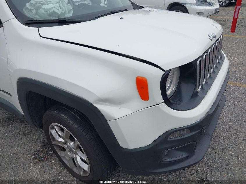 2018 Jeep Renegade Latitude 4X4 VIN: ZACCJBBB7JPJ30032 Lot: 43408219
