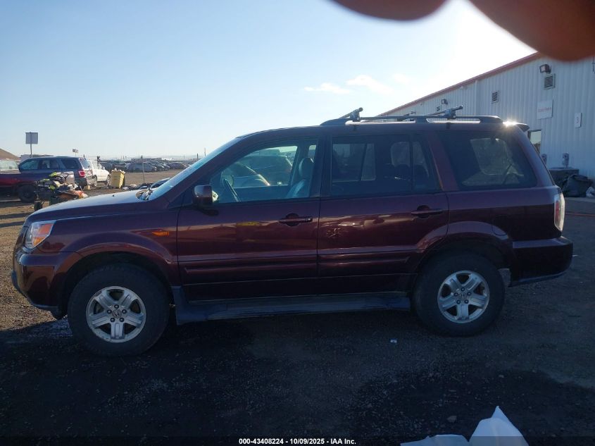 2008 Honda Pilot Vp VIN: 5FNYF18288B010804 Lot: 43408224