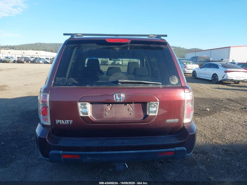 2008 Honda Pilot Vp VIN: 5FNYF18288B010804 Lot: 43408224