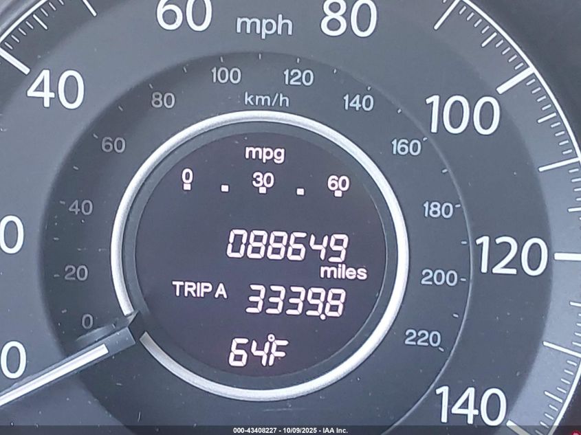 2012 Honda Cr-V Lx VIN: 5J6RM4H39CL062463 Lot: 43408227