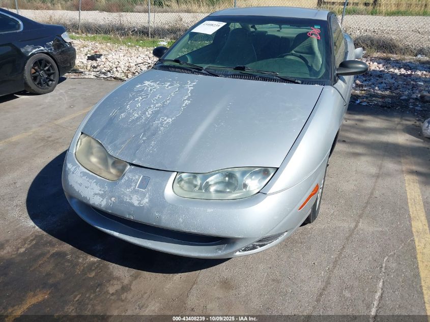 2002 Saturn Sc 3Dr Sc1 (M5) VIN: 1G8ZN12812Z227661 Lot: 43408239