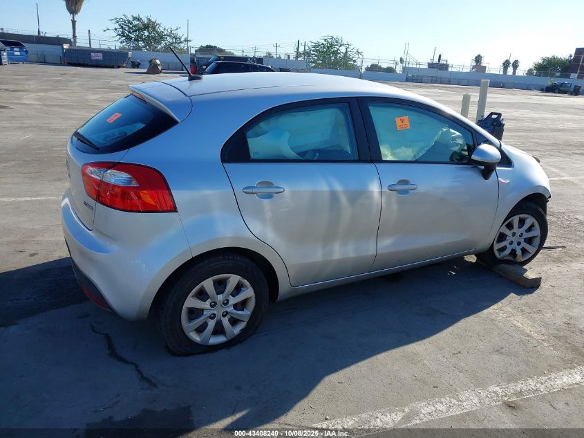 2013 Kia Rio Ex VIN: KNADN5A30D6104867 Lot: 43408240