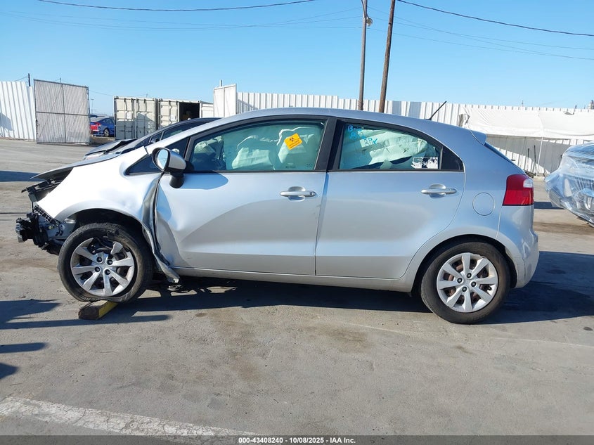 2013 Kia Rio Ex VIN: KNADN5A30D6104867 Lot: 43408240
