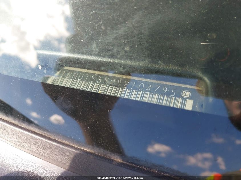 2009 Chevrolet Trailblazer Lt VIN: 1GNDT33S292104795 Lot: 43408259