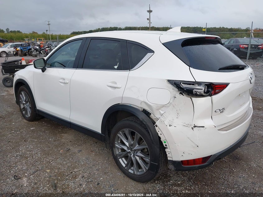 2021 Mazda Cx-5 2.5 Grand Touring White Lot 111043408281 Vin JM3KFBDM2M0498912
