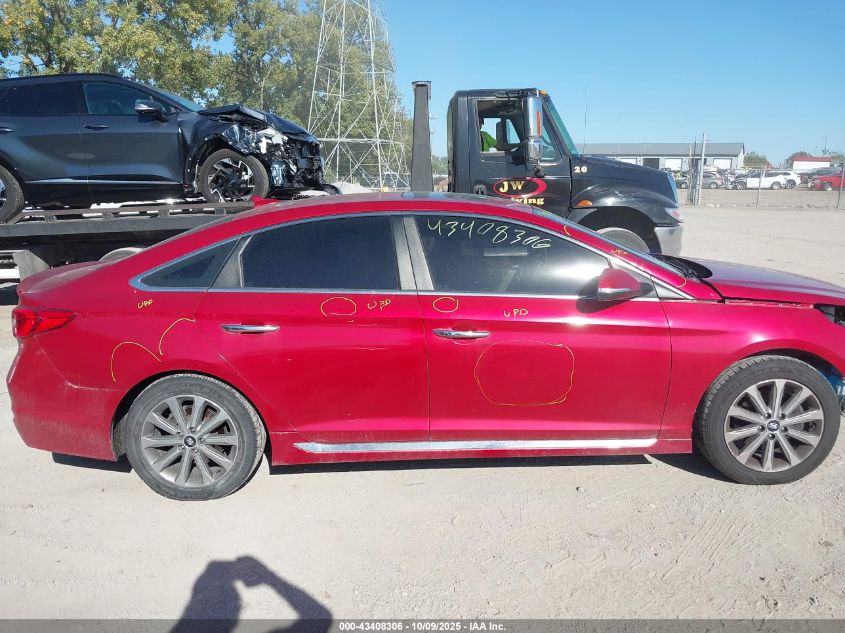 2017 Hyundai Sonata Limited VIN: 5NPE34AF6HH445042 Lot: 43408306