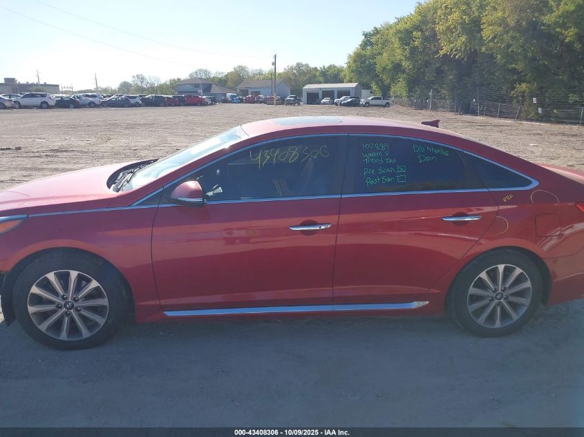 2017 Hyundai Sonata Limited VIN: 5NPE34AF6HH445042 Lot: 43408306