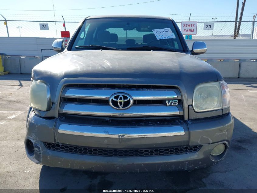 2005 Toyota Tundra Sr5 V8 VIN: 5TBET34115S489765 Lot: 43408309