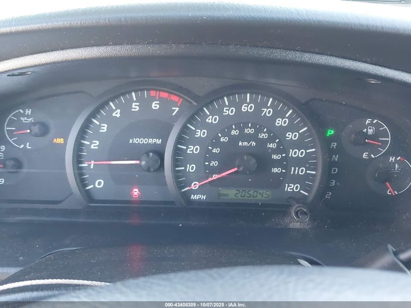 2005 Toyota Tundra Sr5 V8 VIN: 5TBET34115S489765 Lot: 43408309