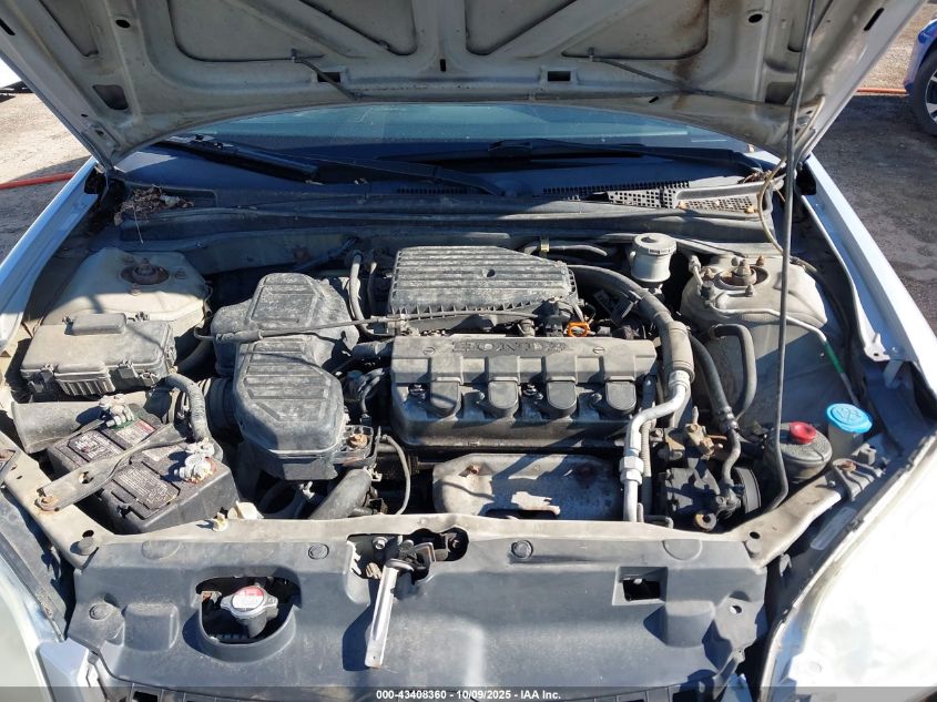 2004 Honda Civic Vp VIN: 1HGES163X4L017336 Lot: 43408360